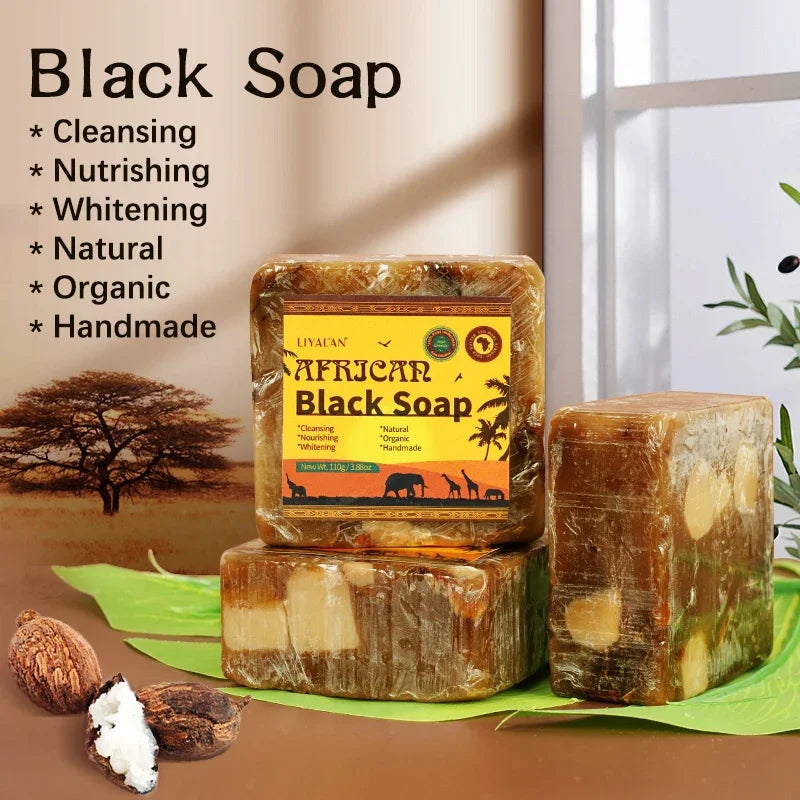 SheaSoul Black Soap – Natural Cleanser for Nourished, Balanced Skin