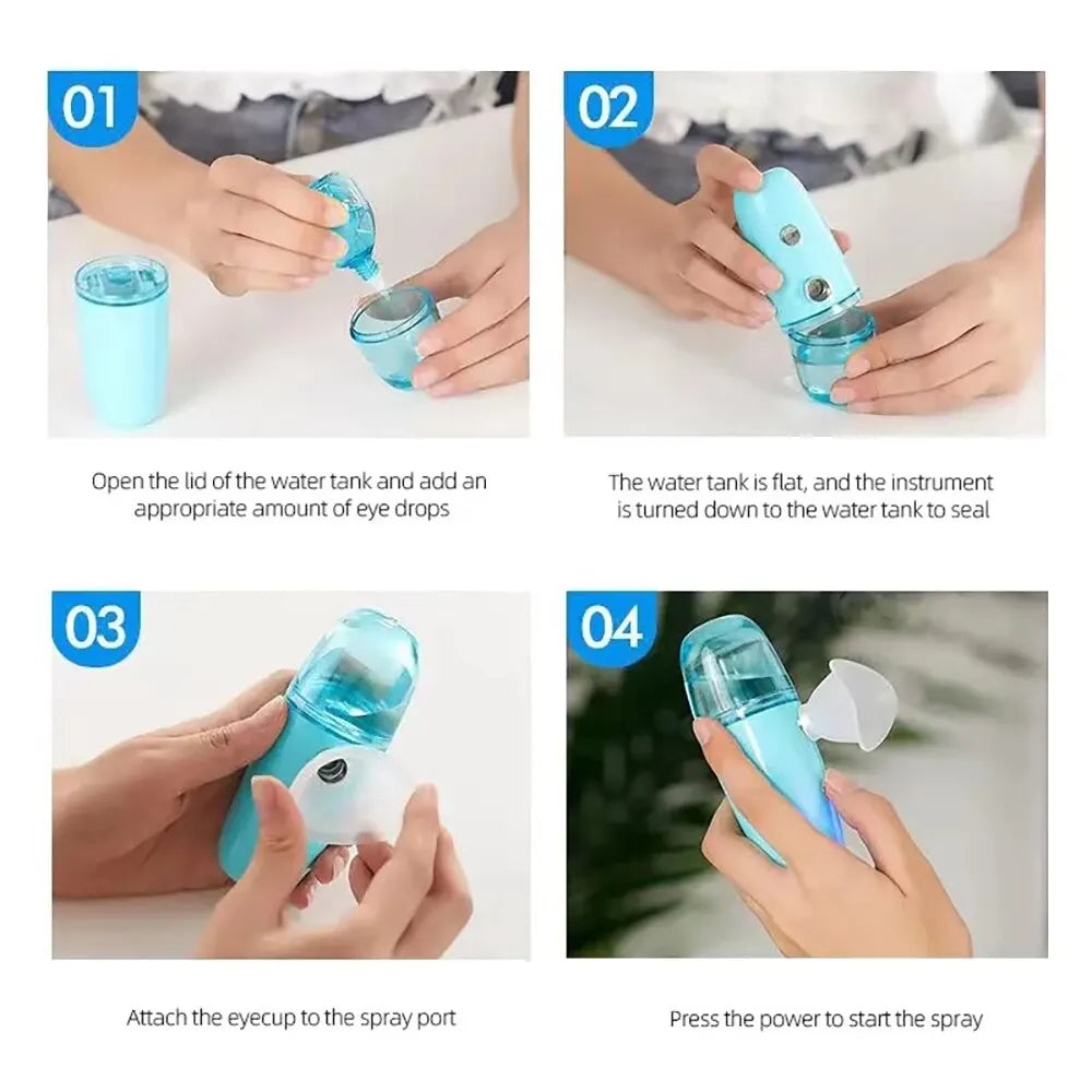 Eye Refresh Nano Mist Device – Relieve Dryness & Eye Fatigue On-the-Go
