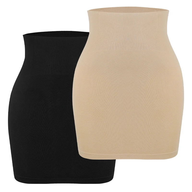 SmoothBloom™ Control Slip – Hi-Waist Underskirt with Thong Shaper Magic