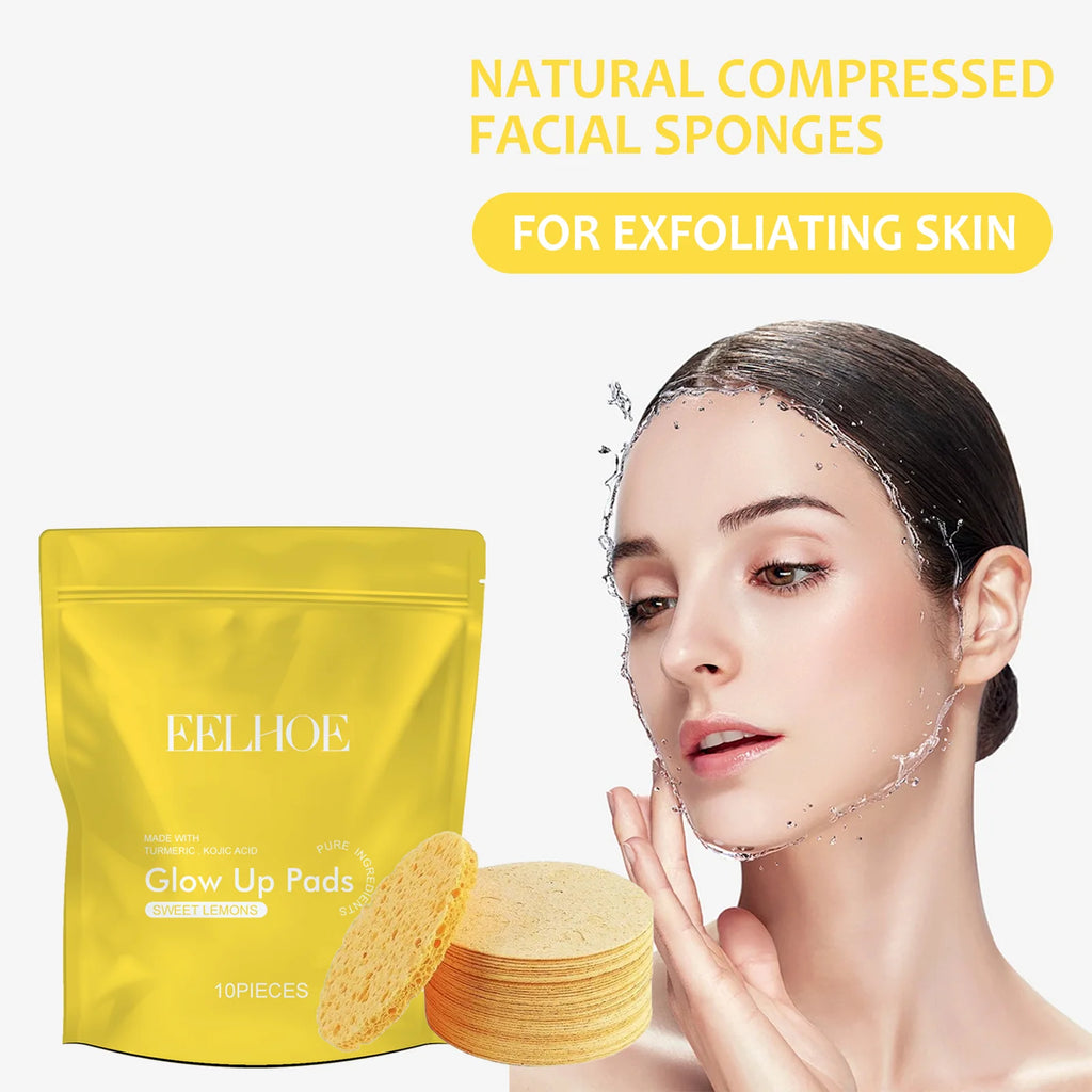 Exfoliating Turmeric Facial Pads – Dirt Removal & Skin Softening for Clearer Skin