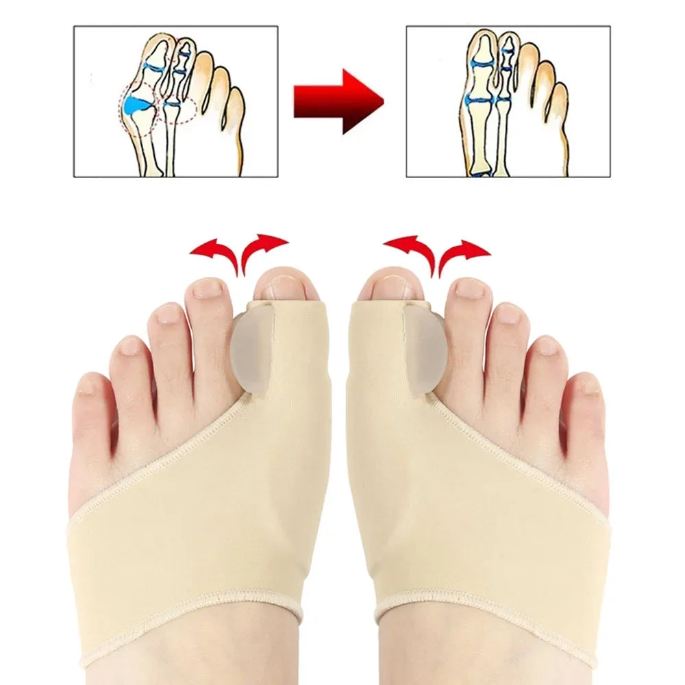 Bunion Corrector Toe Separator - Foot Pain Relief and Alignment Tool