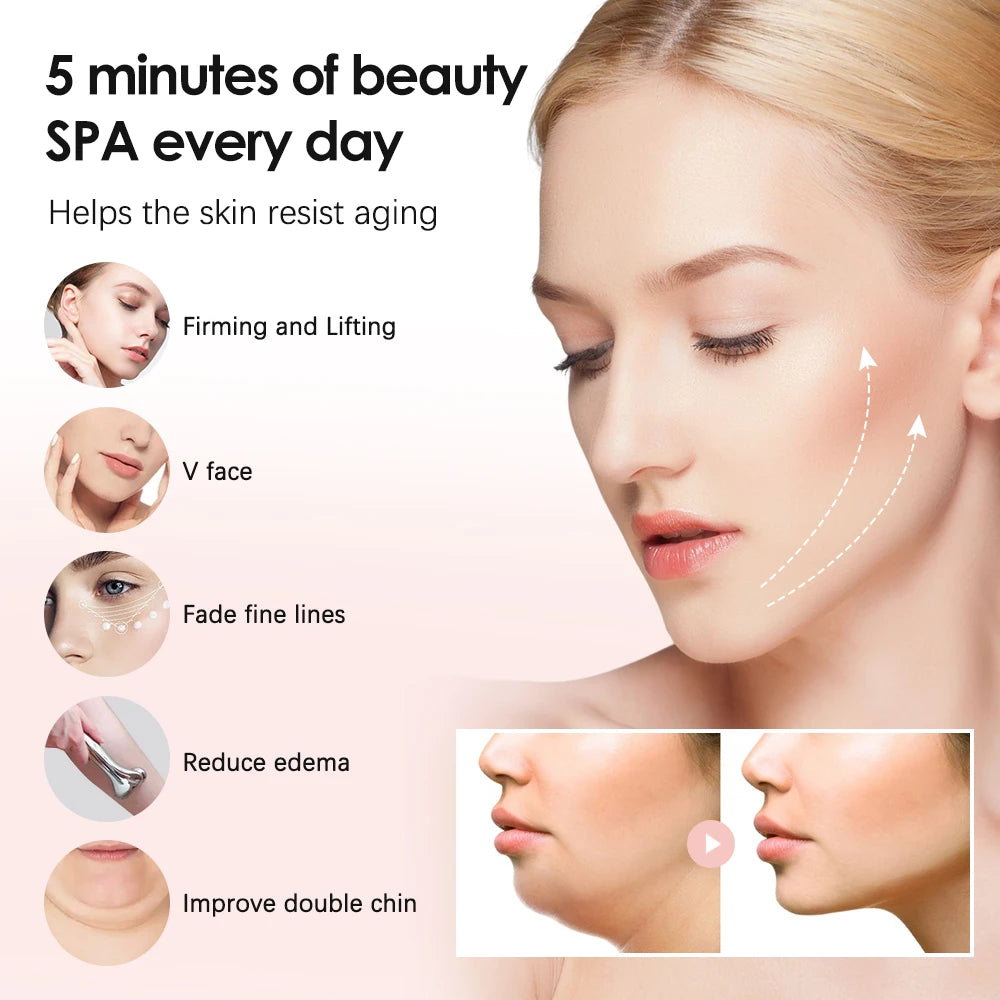 Microcurrent Facial Massager - Smart LED Facial Lifting and Firming Device