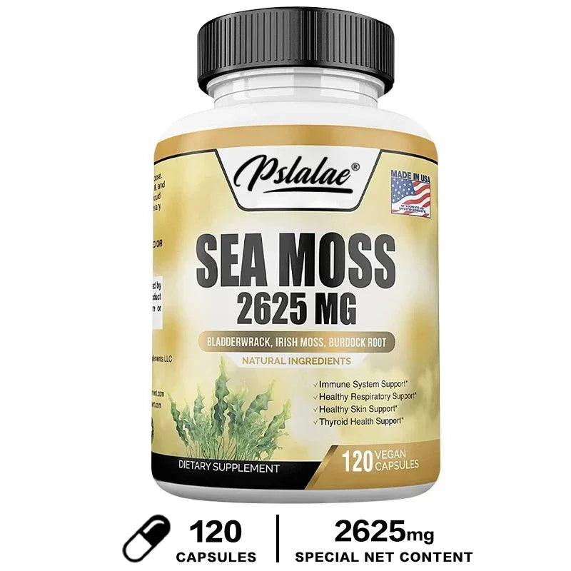 Sea Moss Complex 2625mg – Skin, Joint, Thyroid & Immune Support