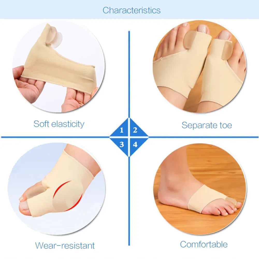 Bunion Corrector Toe Separator - Foot Pain Relief and Alignment Tool