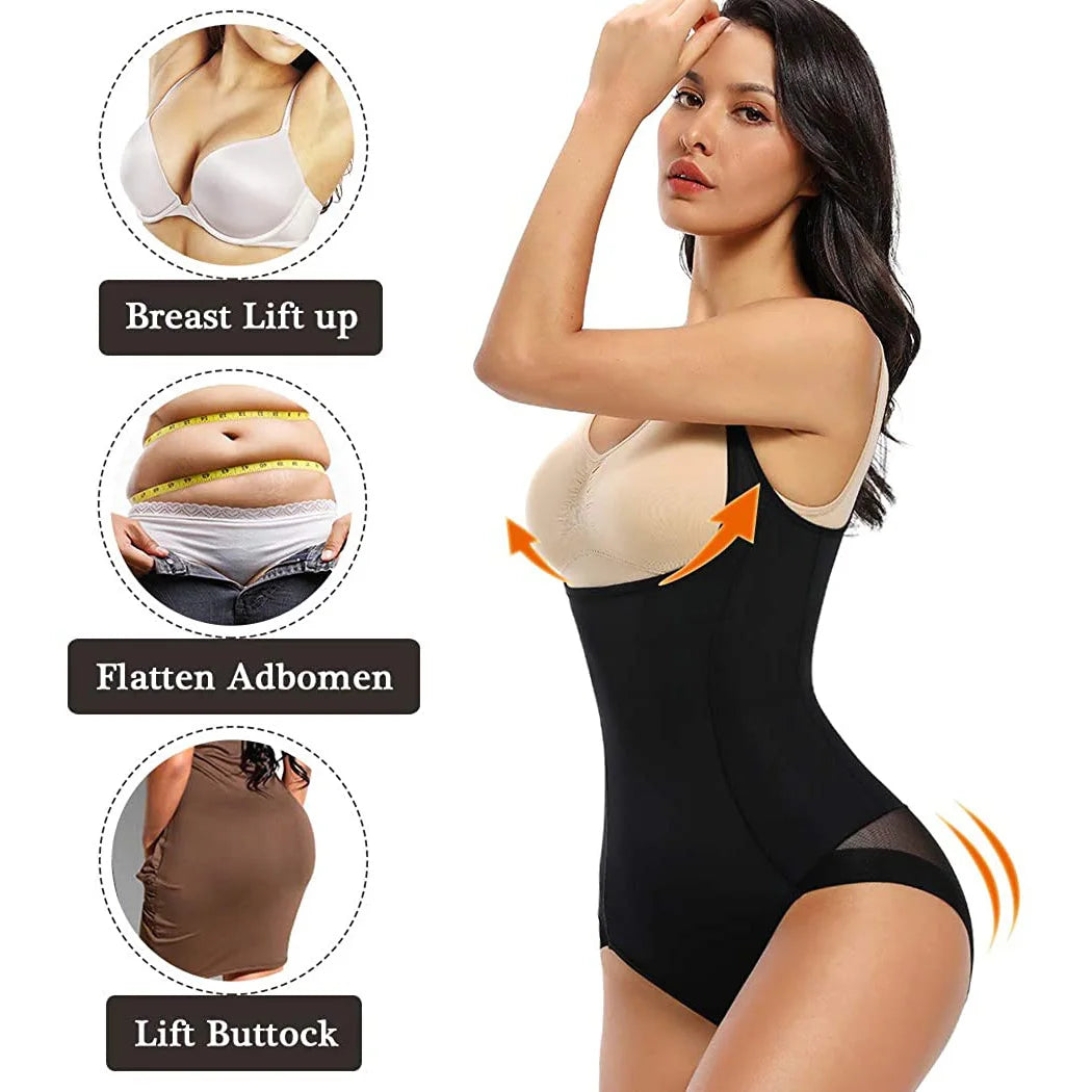 WaistWhisper™ Contour Bodysuit – Sleek Control with Latin-Inspired Shaping Power