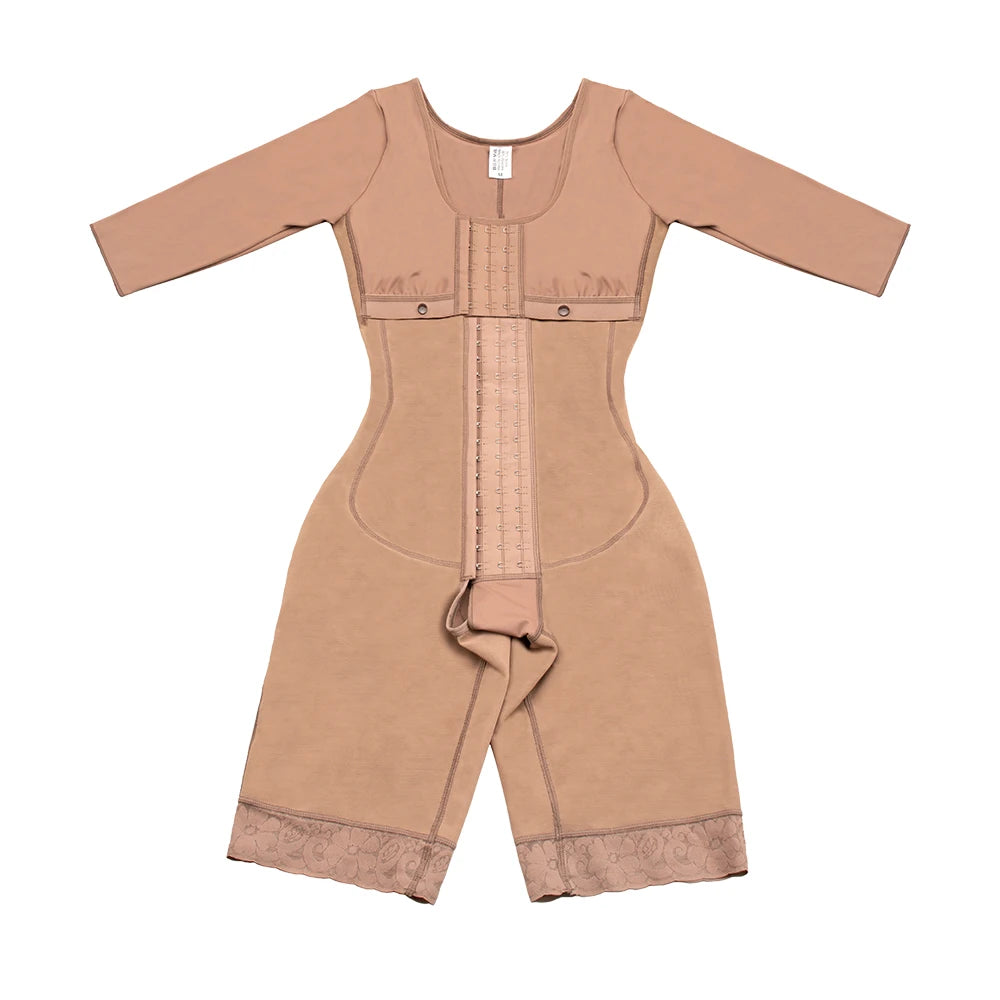 Full Body Faja Bodysuit - Full Compression Adjustable Body Shaper For Women