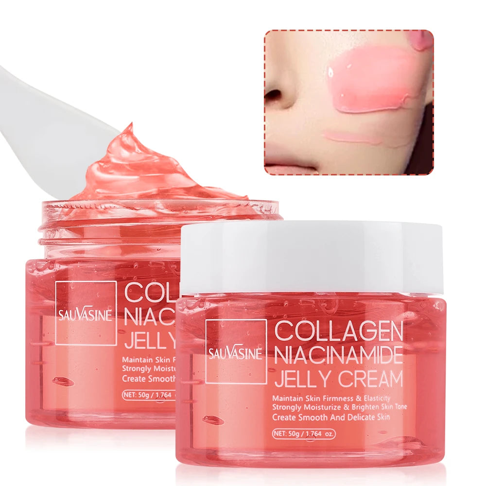 Glow & Lift Collagen Jelly Moisturizer – Strengthens Skin Barrier with Niacinamide & Hydrolyzed Collagen