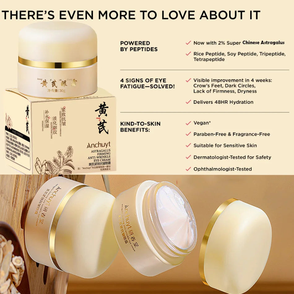 HerbalGlow Eye Cream – Astragalus Firming & Brightening Formula