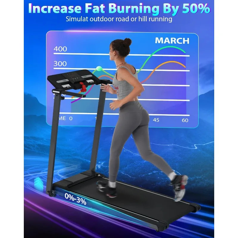 Merax Folding Treadmills for Home Electric Treadmill Workout