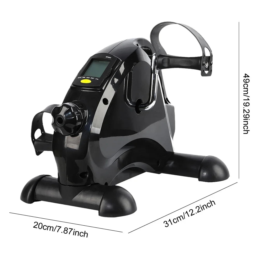 Mini Pedal Exercise Bike – Compact Leg & Arm Trainer with LCD