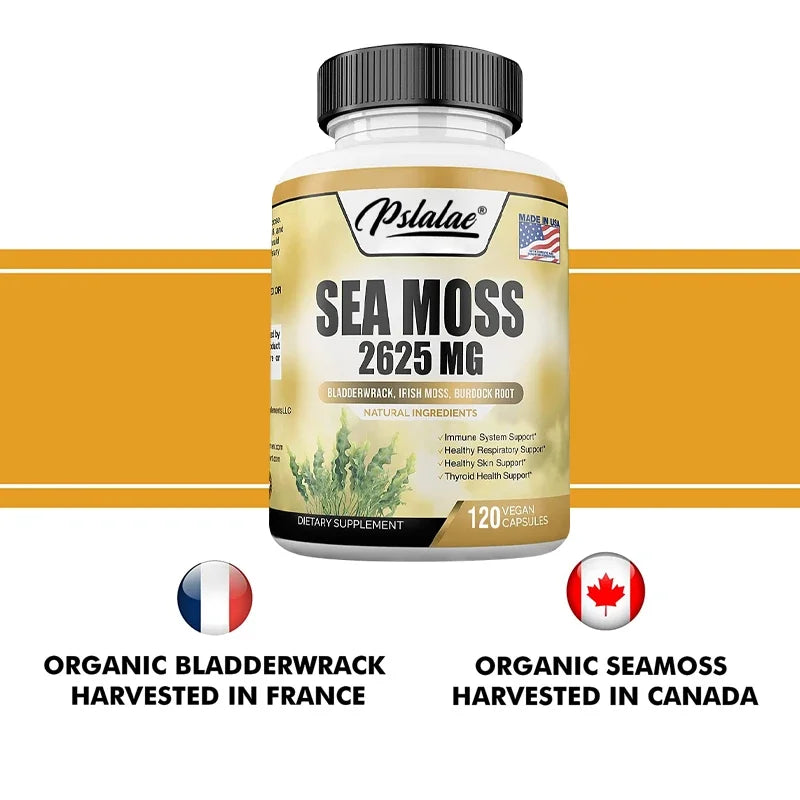 Sea Moss Complex 2625mg – Skin, Joint, Thyroid & Immune Support