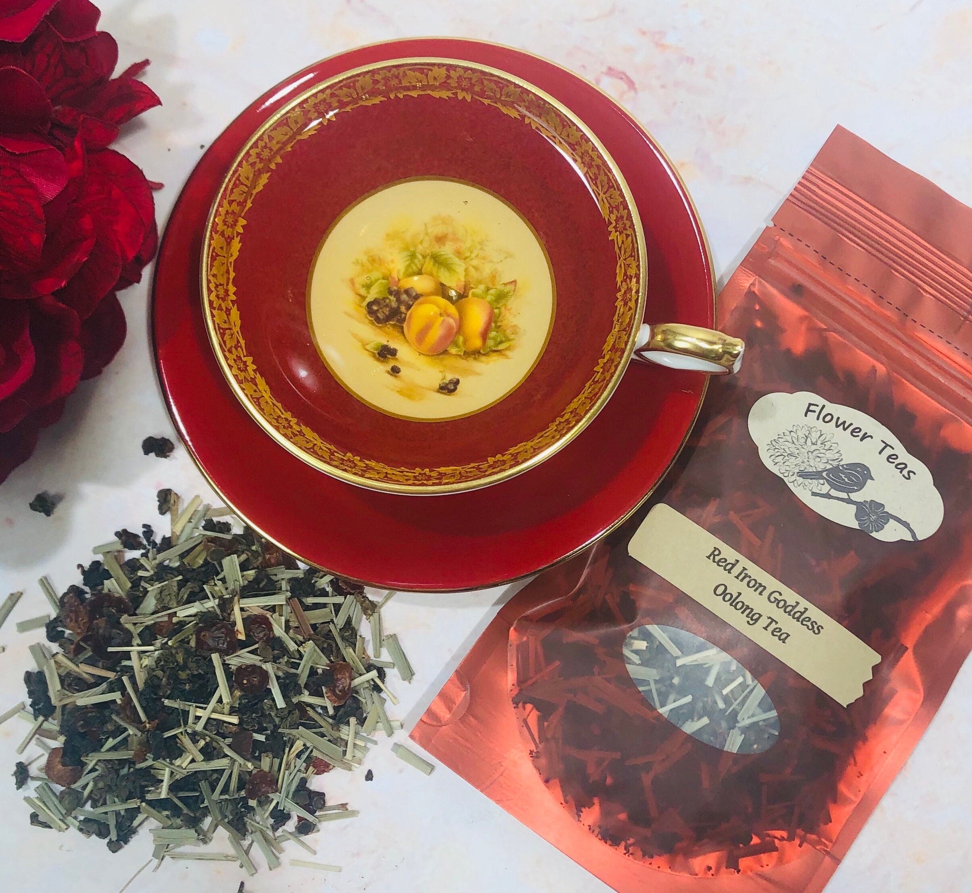 Red Iron Goddess Oolong Loose Leaf Tea - Metabolism Booster Tea for Daily Life