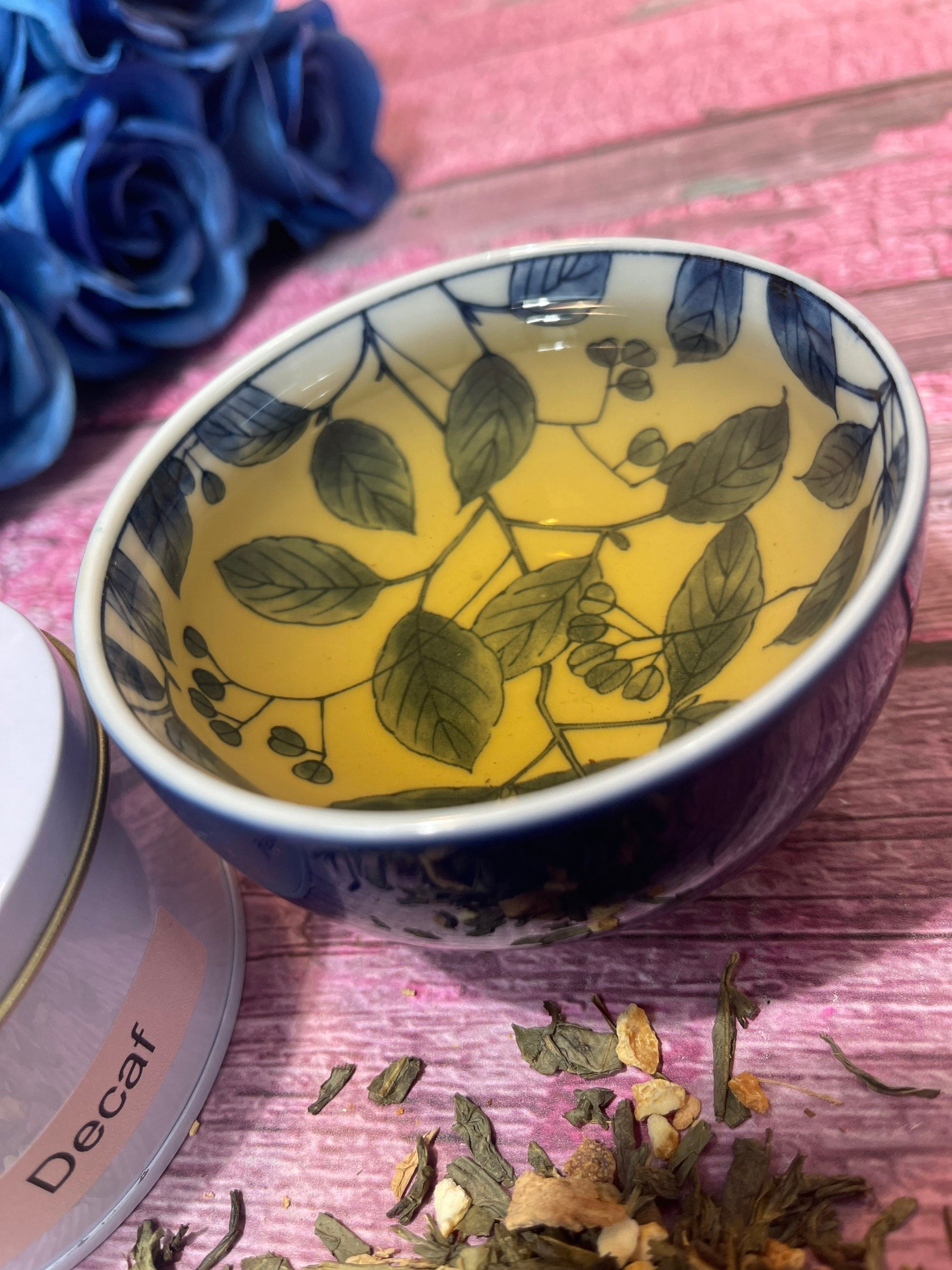 Decaf Gigi Ginger Japanese Sencha and Ginger Tea -calming, immune support, weight management