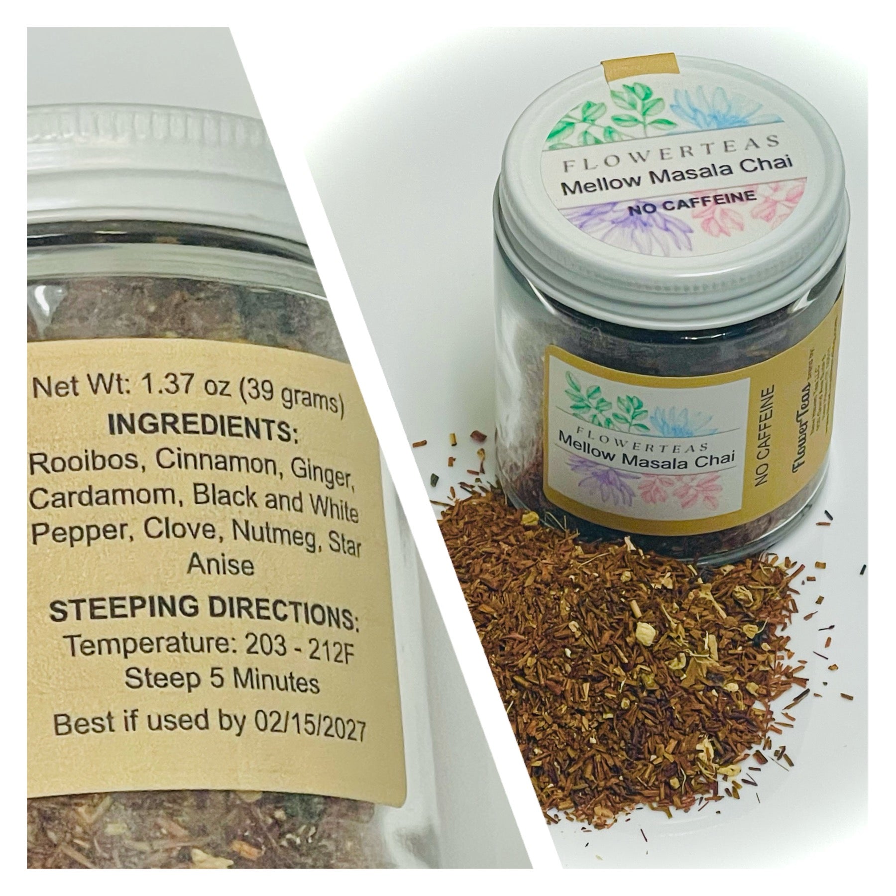 Mellow Masala Chai Tea -improves digestion, Heart Health, anti inflammatory and more...
